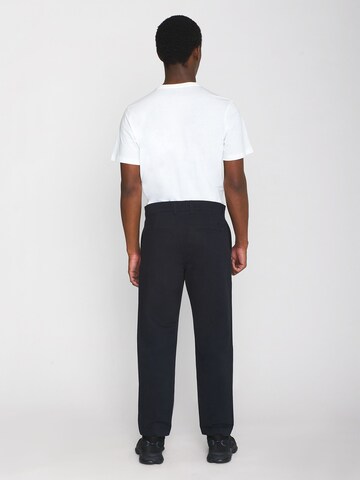 KnowledgeCotton Apparel Regular Chino Pants in Black