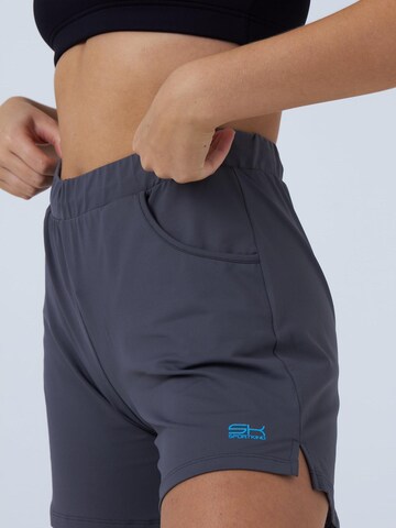 SPORTKIND Sporthose 'Bermuda Shorts'‌‌‌‌‌‌‌ in Grau: Vorderseite