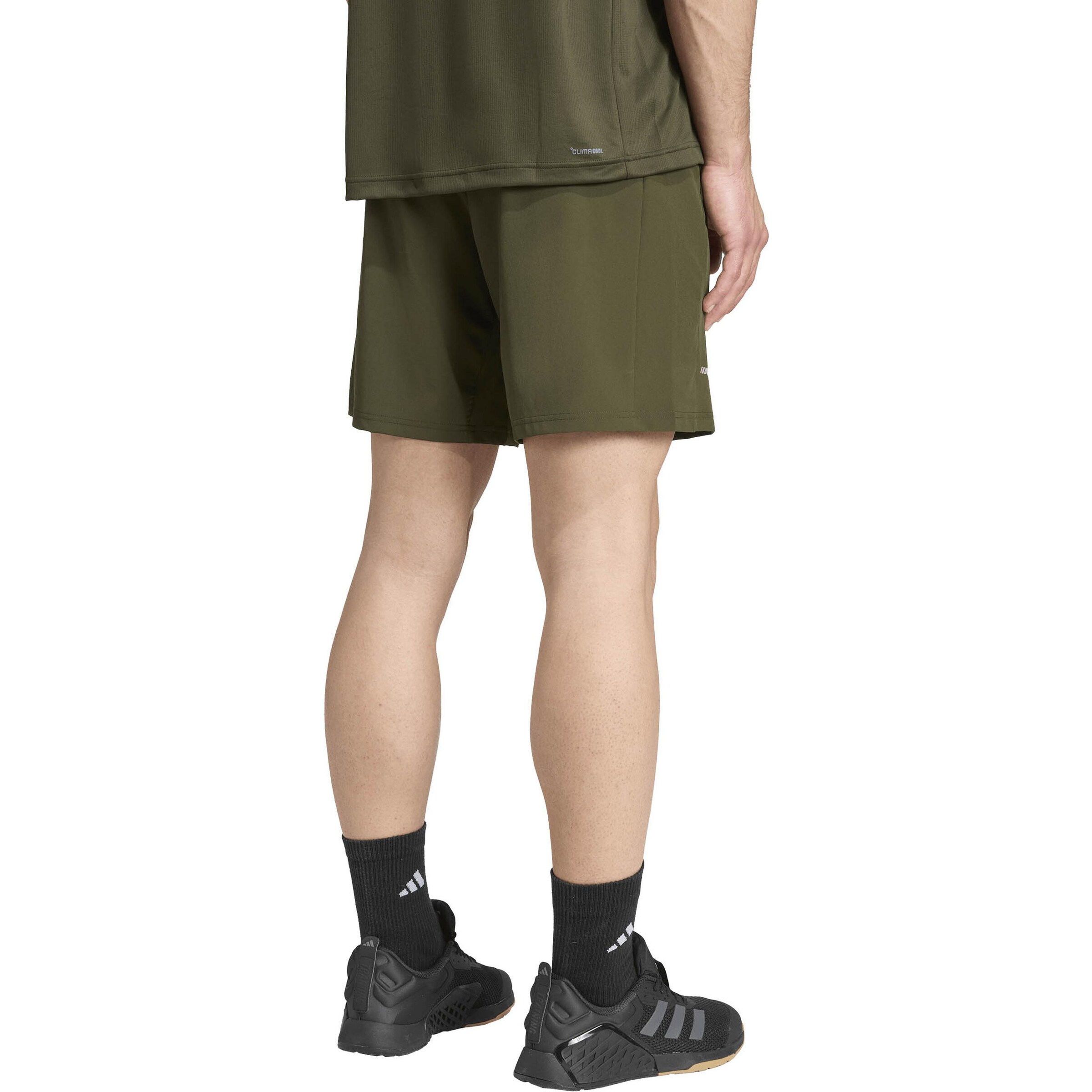 ADIDAS PERFORMANCE Regular Workout Pants 'Essentials Holiday' in Green