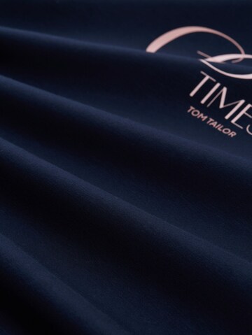 TOM TAILOR Sweatshirt in Blauw