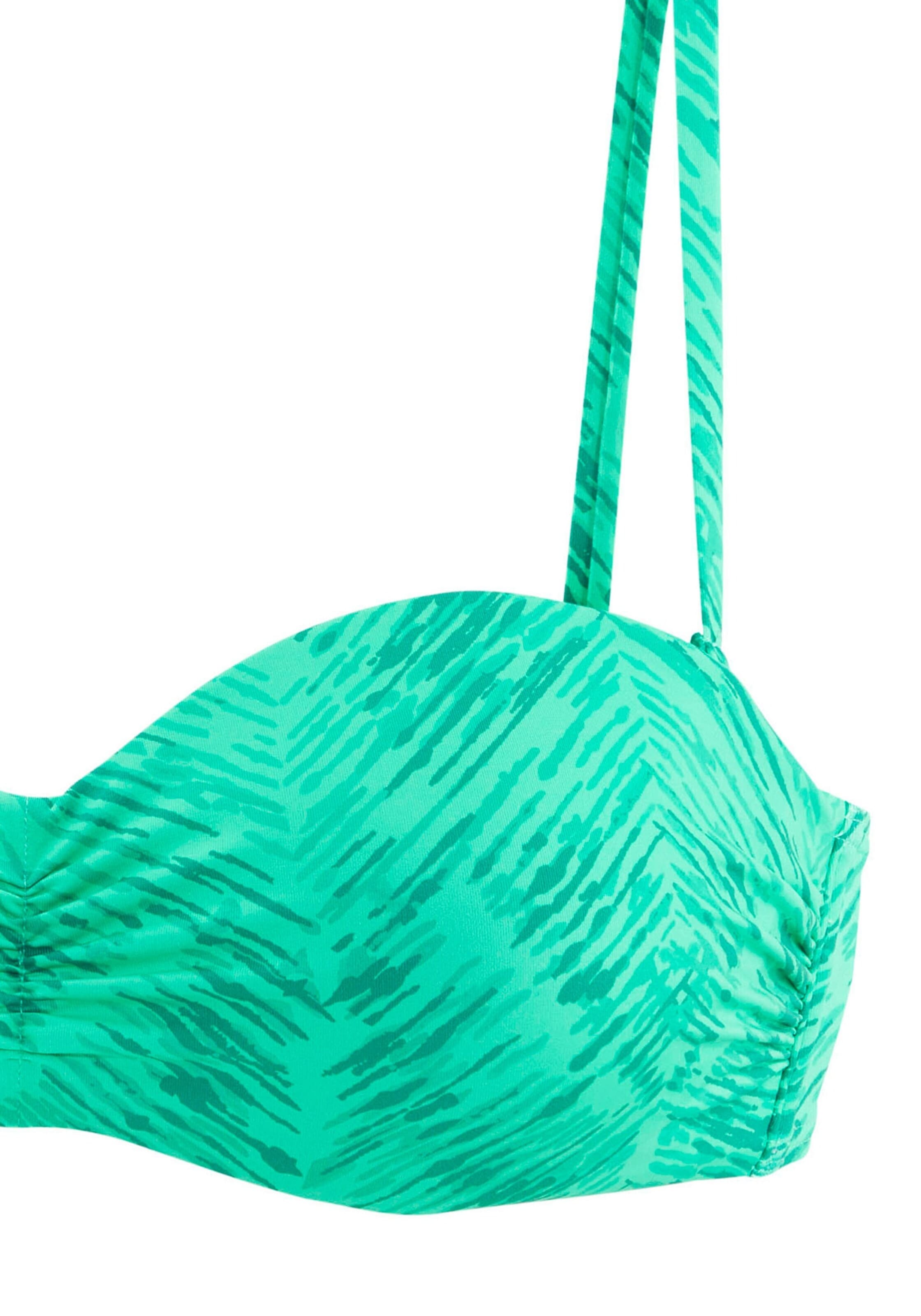 JETTE - Bandeau Top de bikini en verde