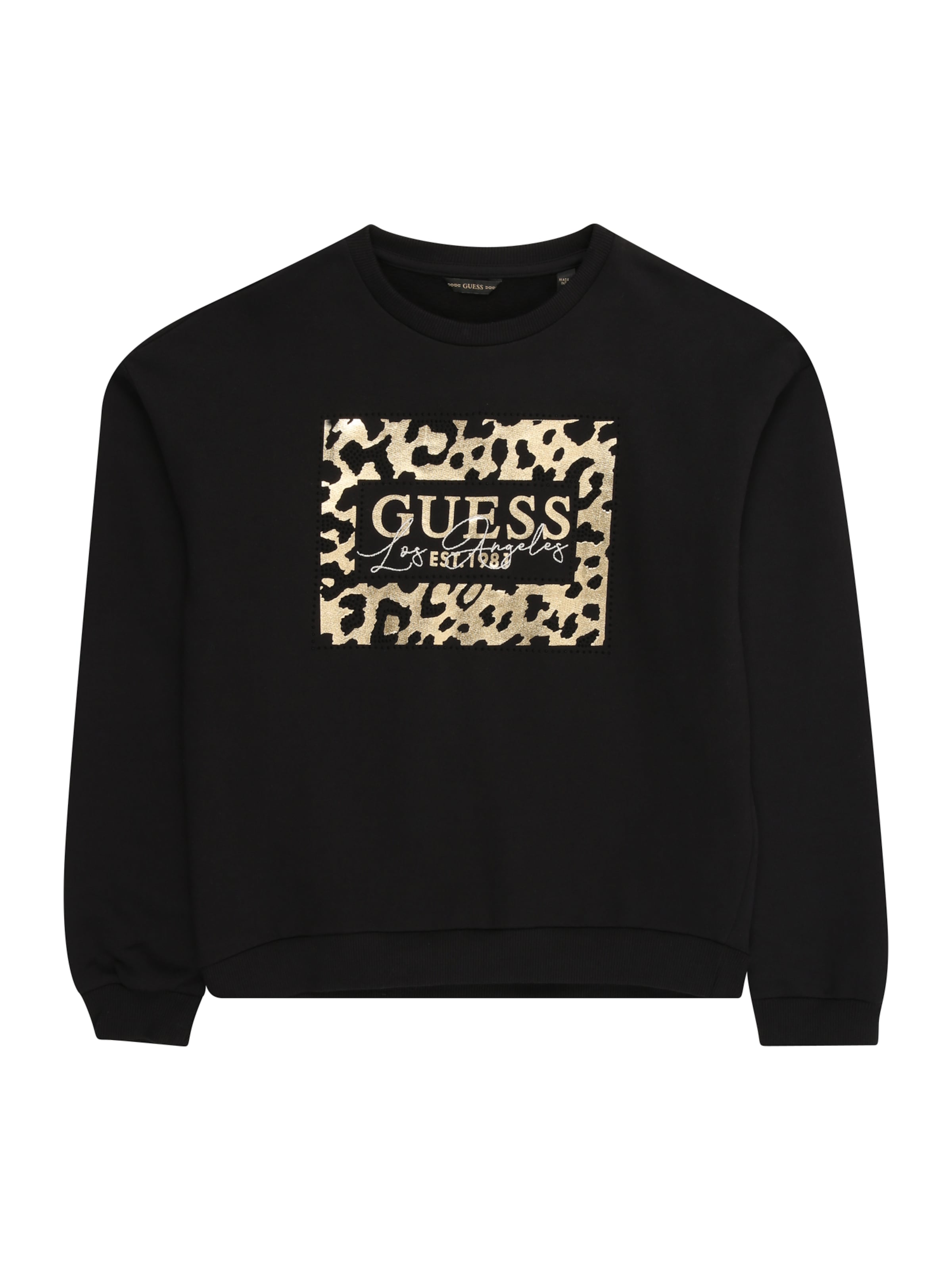 GUESS Sweatshirt in Black: front
