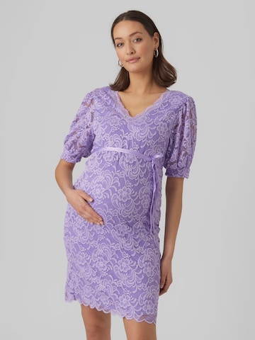 Robe 'Ivana' MAMALICIOUS en violet : devant