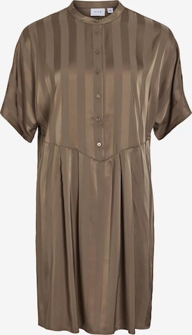 VILA - Vestido en marrón: frente