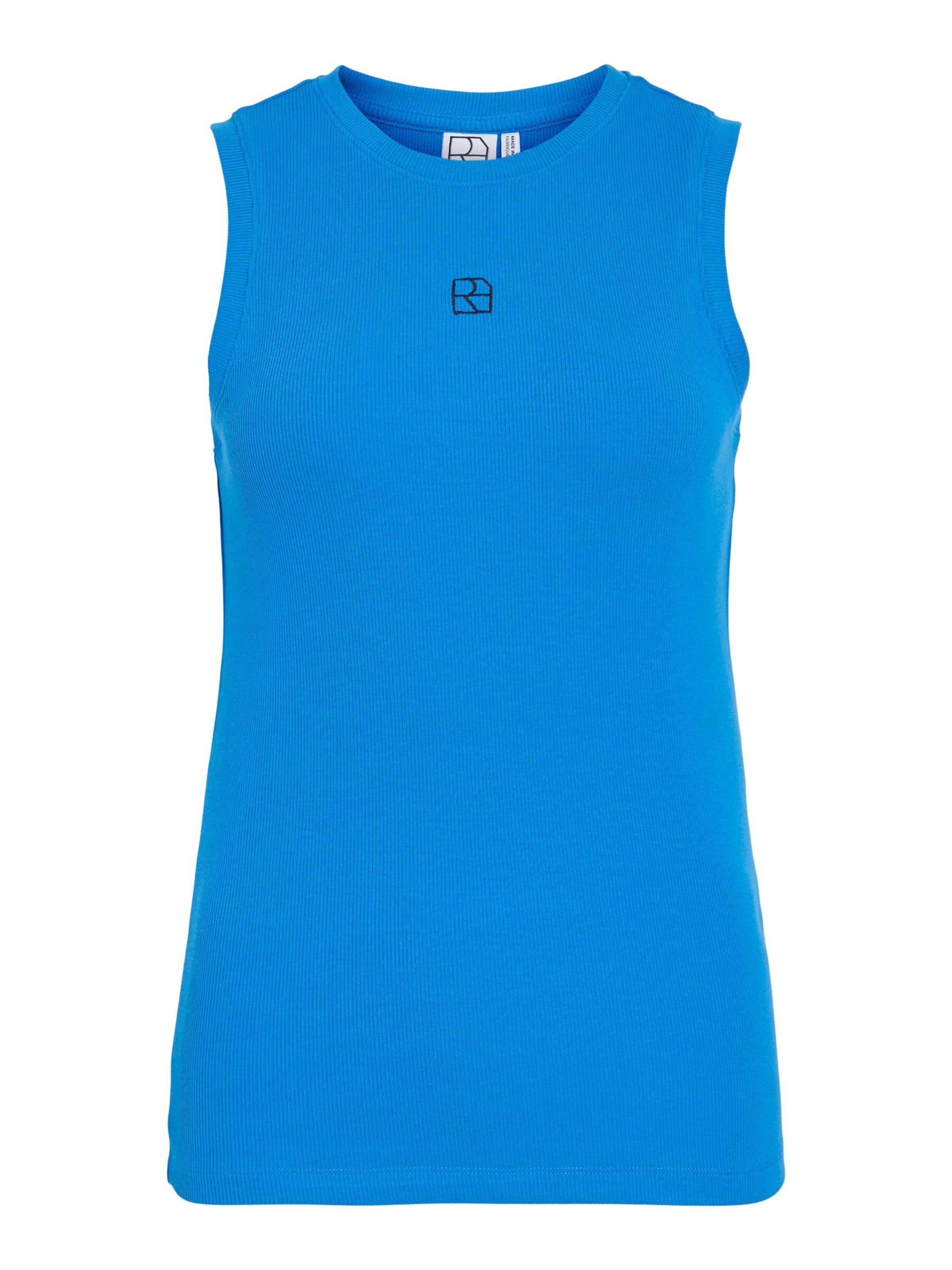 T-shirt ROUGE EDIT en bleu : devant