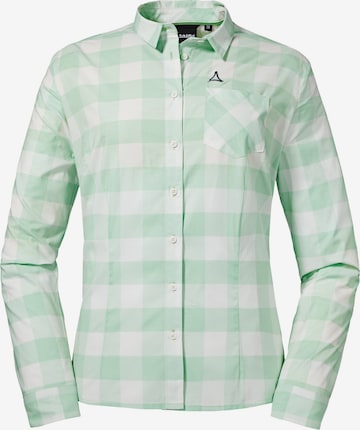 Chemisier fonctionnel 'Moraans' Schöffel en vert : devant