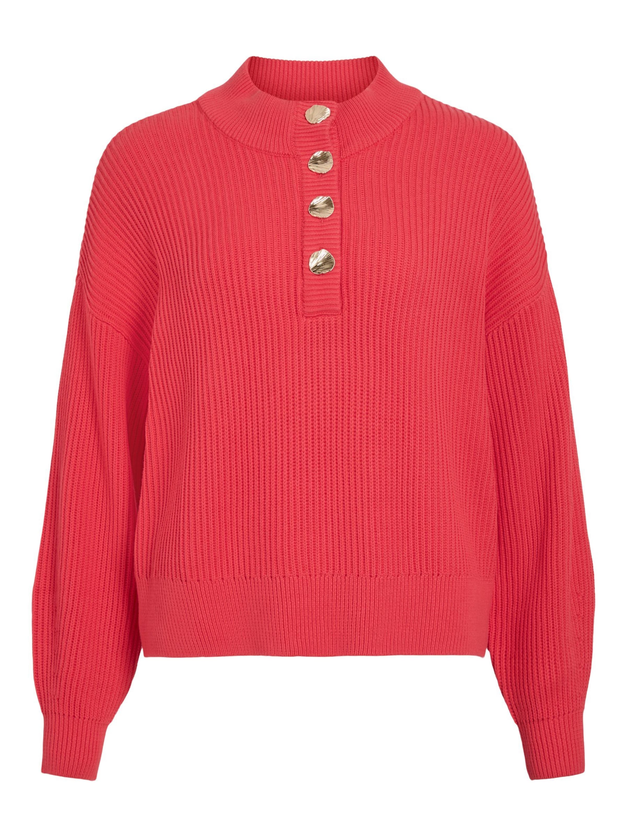 VILA Pullover 'VIChing' i pink: forside