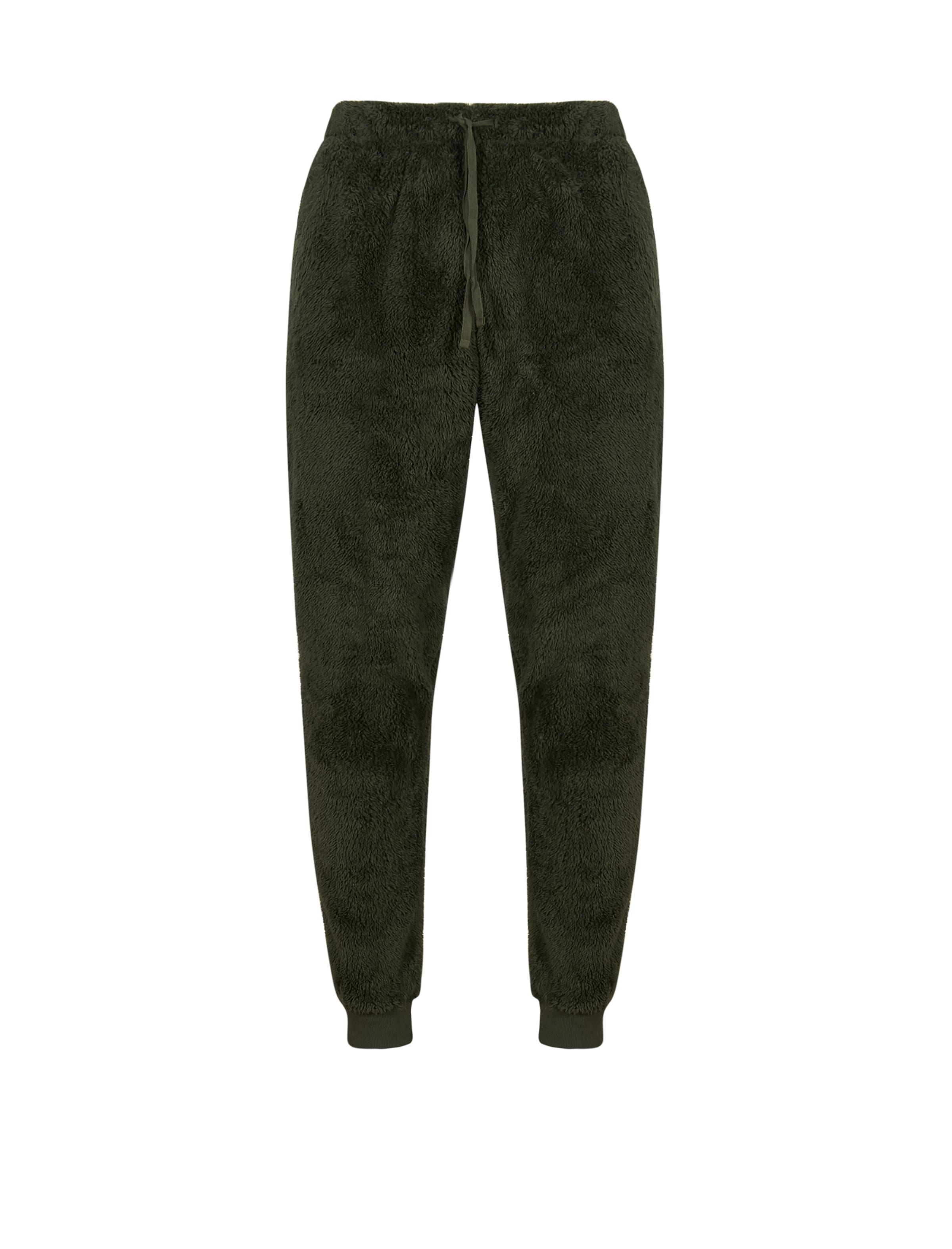Loungeable Tapered Pyjamahose in Grün: Vorderseite