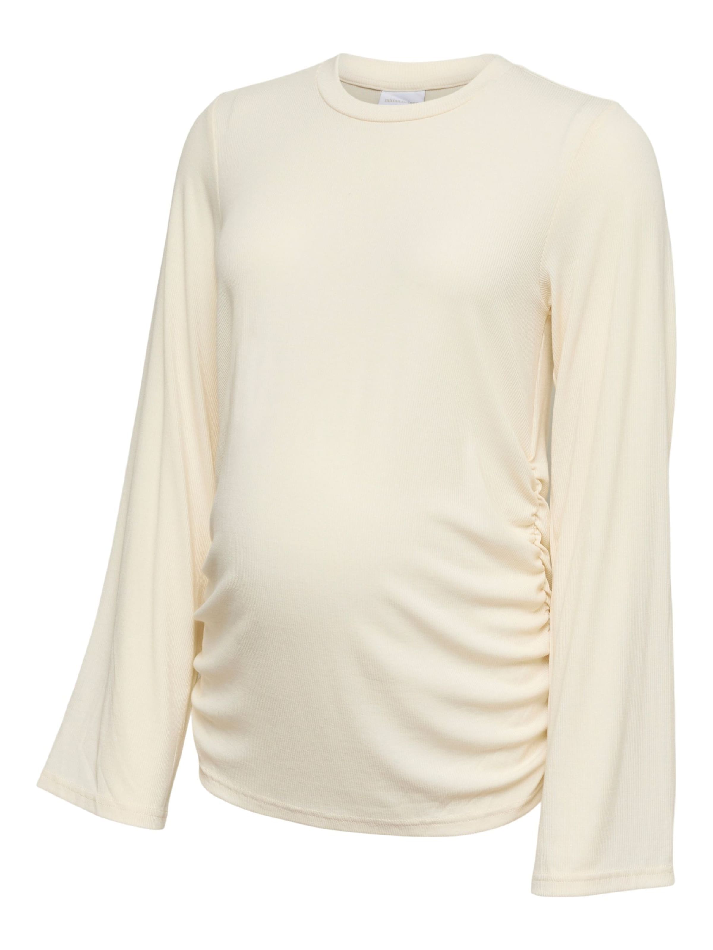 T-shirt MAMALICIOUS en blanc : devant