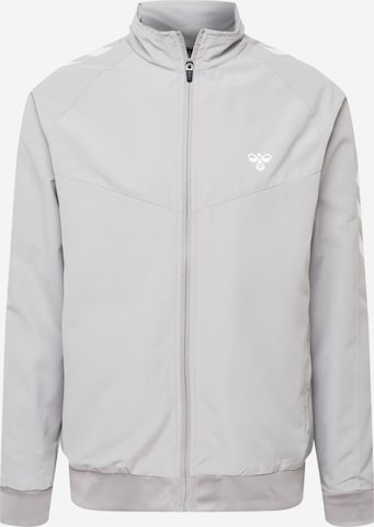 Hummel Athletic Jacket in Grey: front