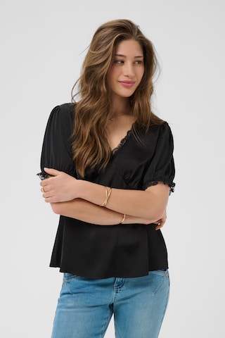 Cream - Camisa 'Almina' em preto: frente