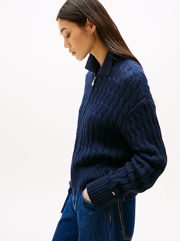 TOMMY HILFIGER Gebreid vest in Blauw
