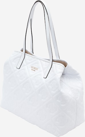 GUESS Μεγάλη τσάντα 'Vikky II' σε λευκό