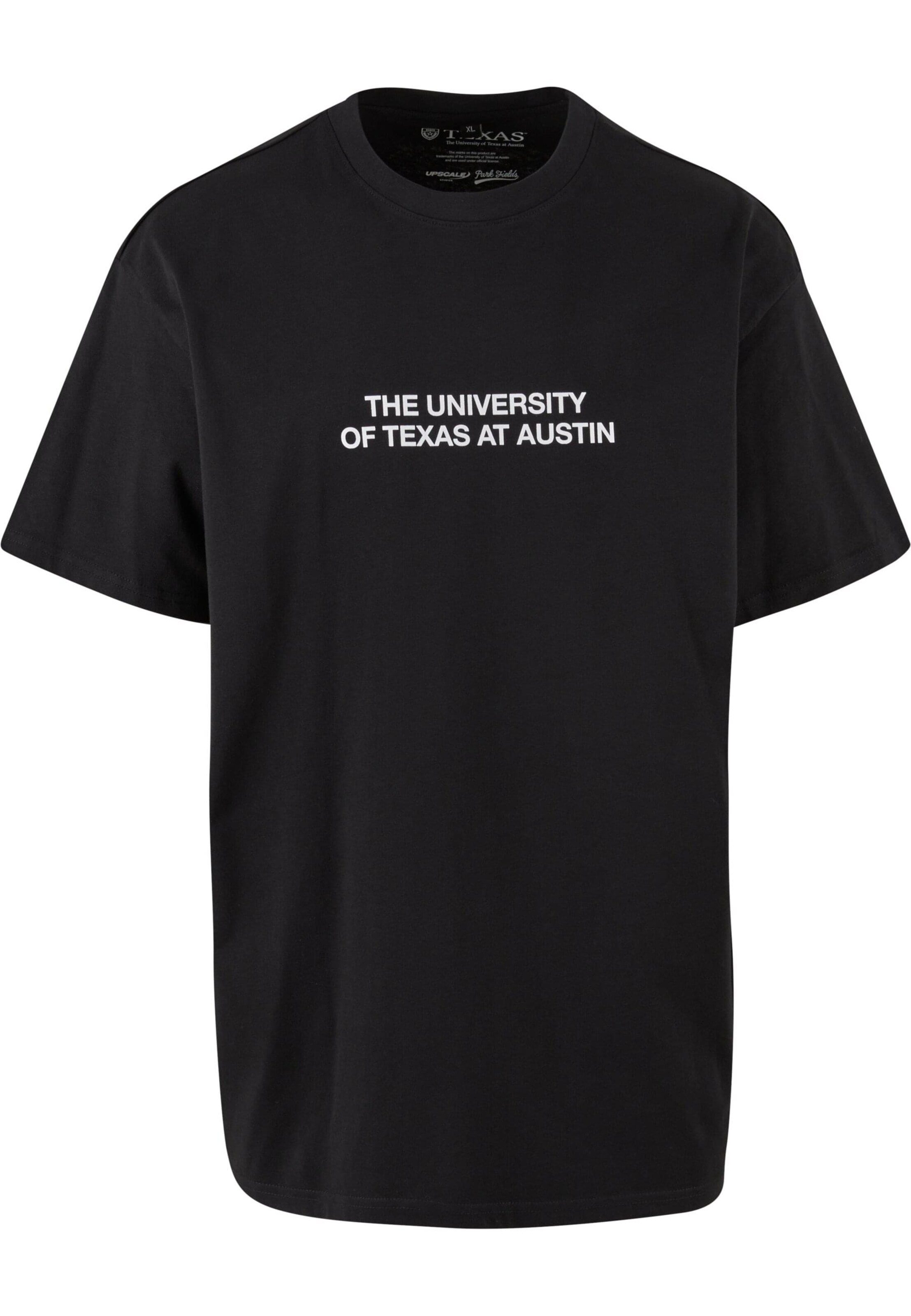 MT Upscale Shirt 'Texas Longhorns' in Black: front