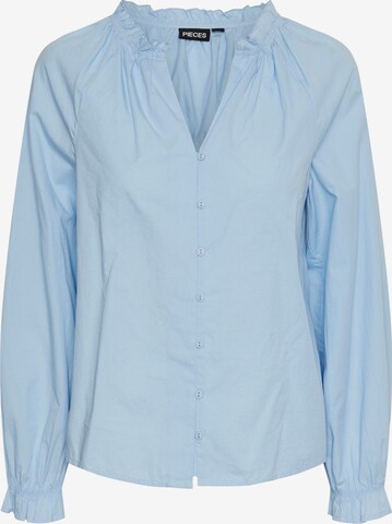 PIECES - Blusa 'PCAmaryl' en azul: frente