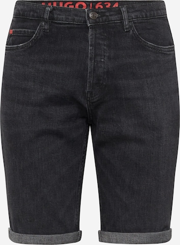 HUGO Regular Jeans in Grijs: voorkant