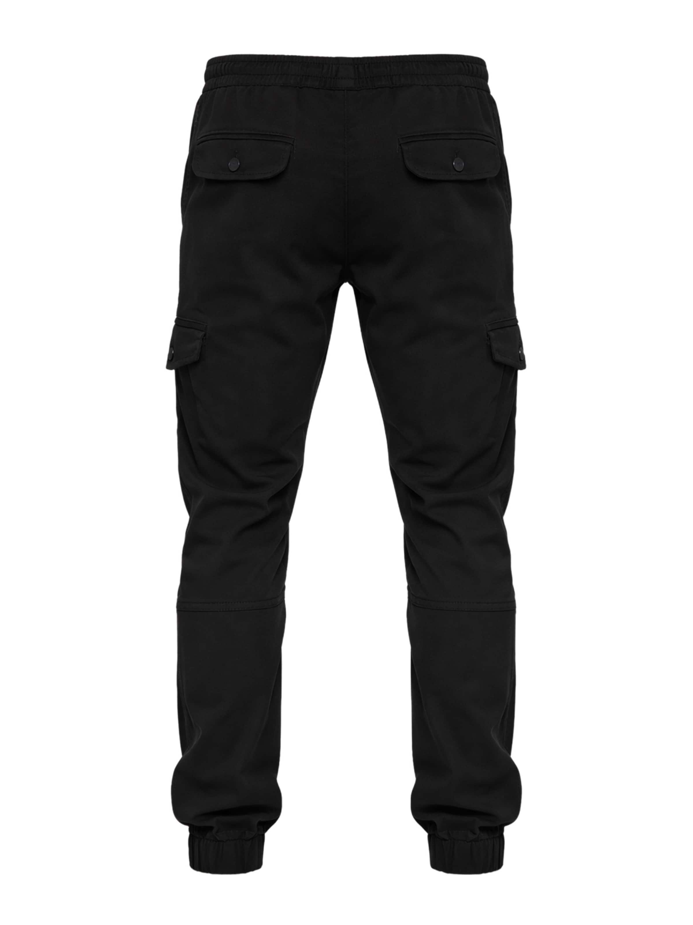 Alessandro Salvarini Tapered Cargo trousers in Black