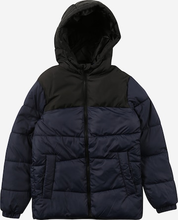 Jack & Jones Junior Winter jacket 'Chili' in Blue: front