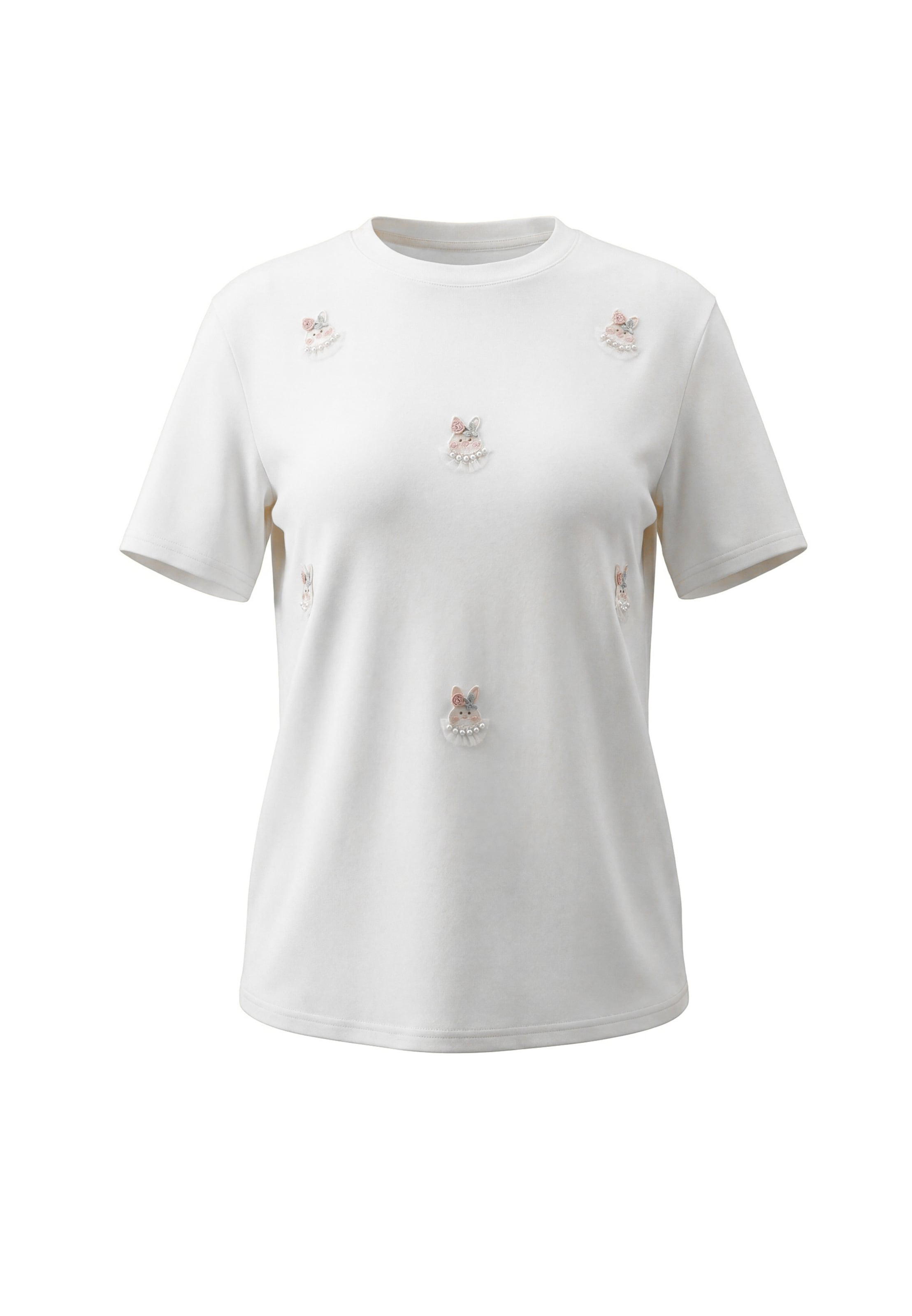 MYMO - Camiseta 'Pop' en blanco: frente