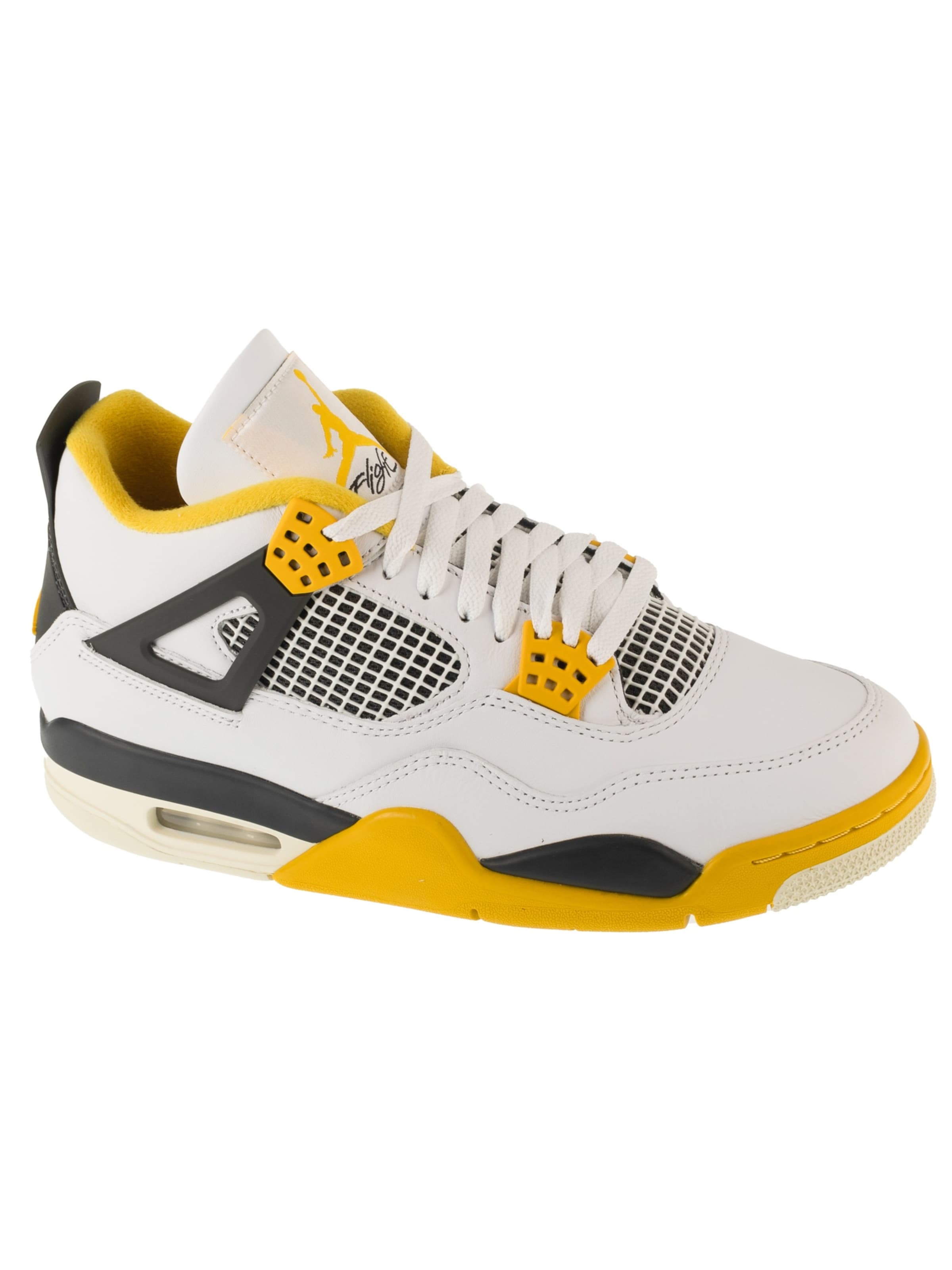Baskets basses 'Air Jordan 4 Retro' Jordan en blanc : devant