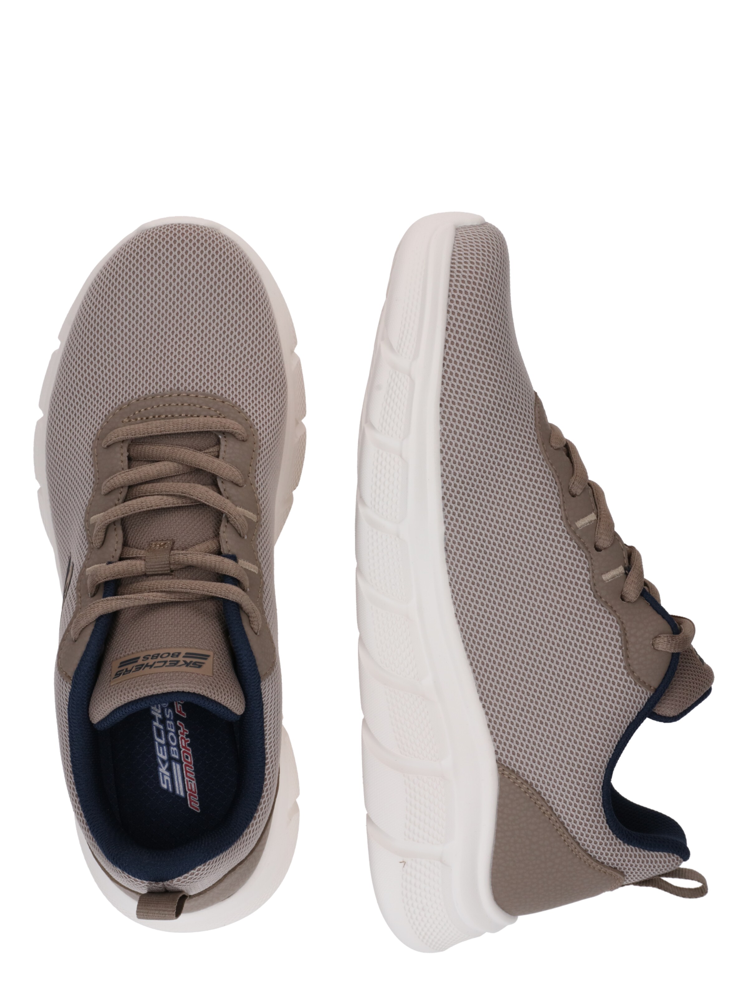 Baskets basses 'BOBS B FLEX - ICY EDGE' SKECHERS en beige