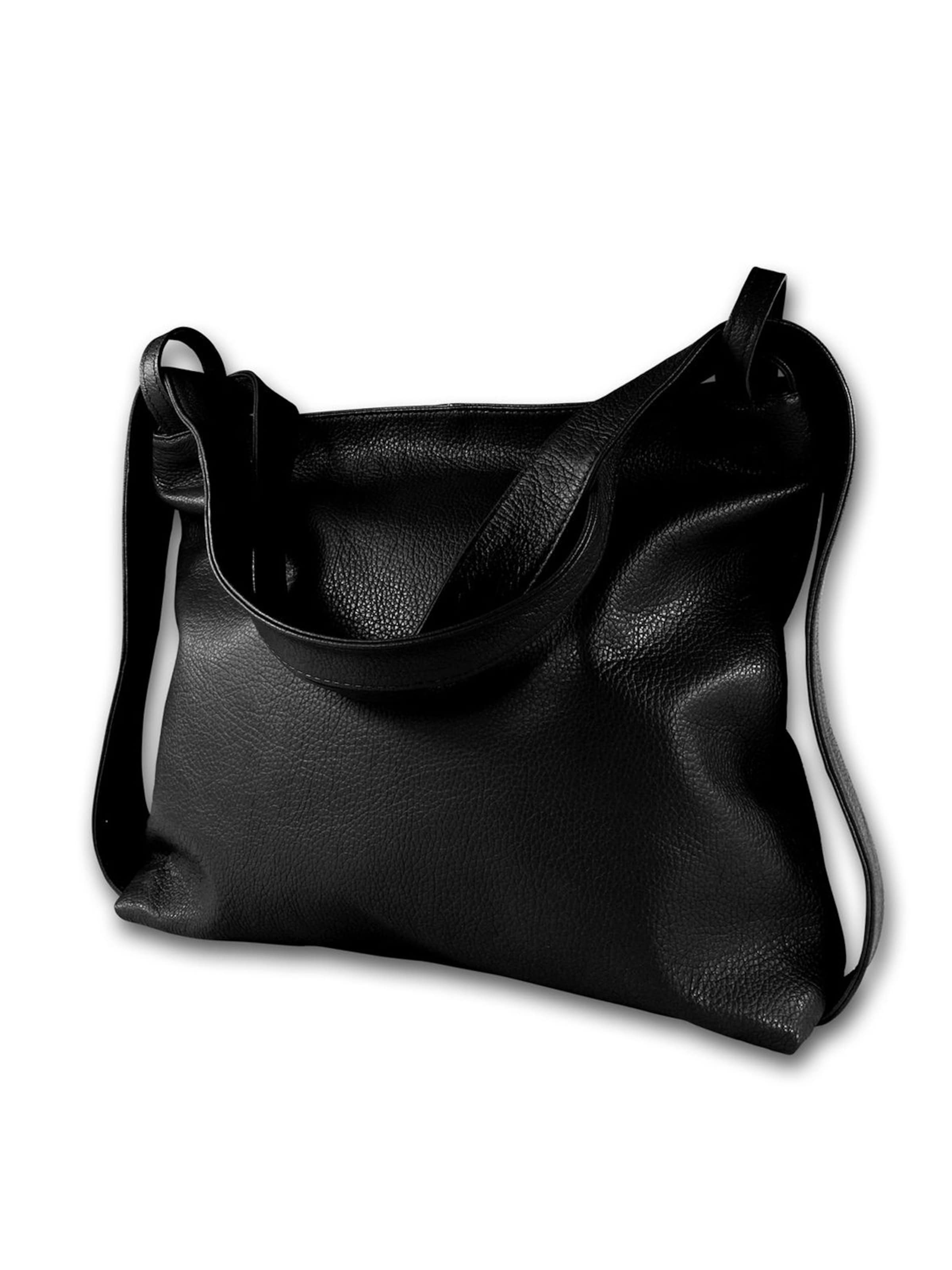 Sac bandoulière Toscanto en noir : devant