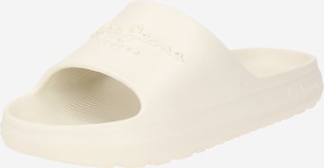 Pepe Jeans Mules in White: front