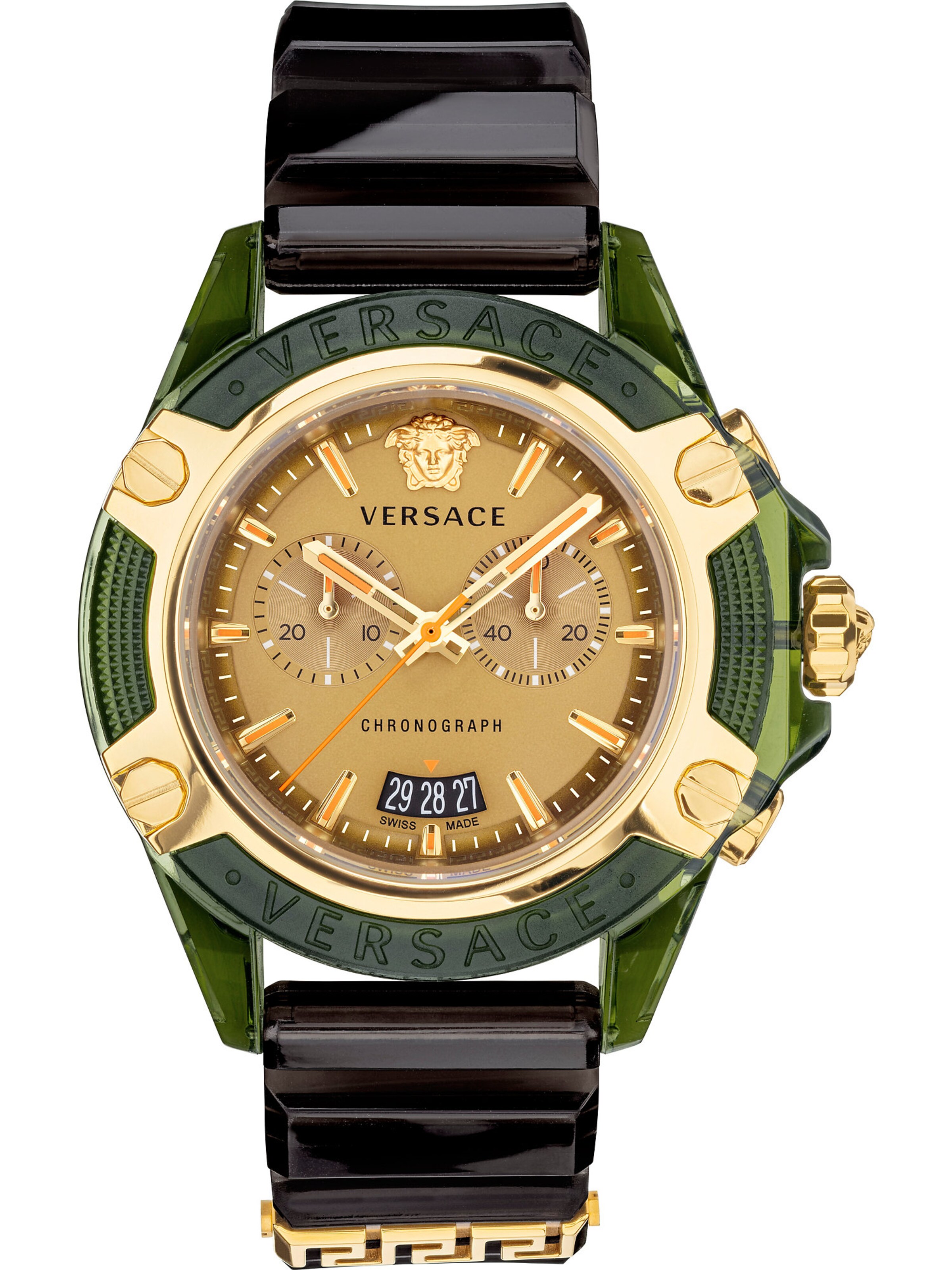 VERSACE Analog Watch in Gold: front