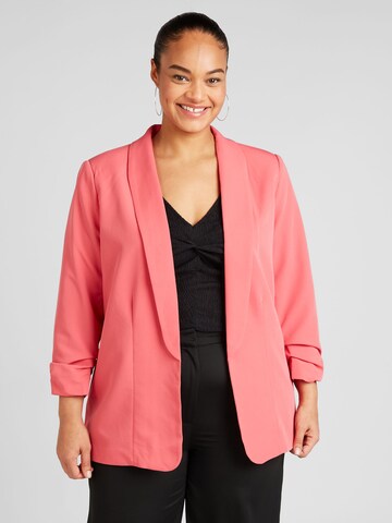 ABOUT YOU Curvy Blazer 'Naima' | roza barva: sprednja stran