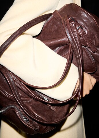 MANGO Reisetasche 'Maina' in Braun