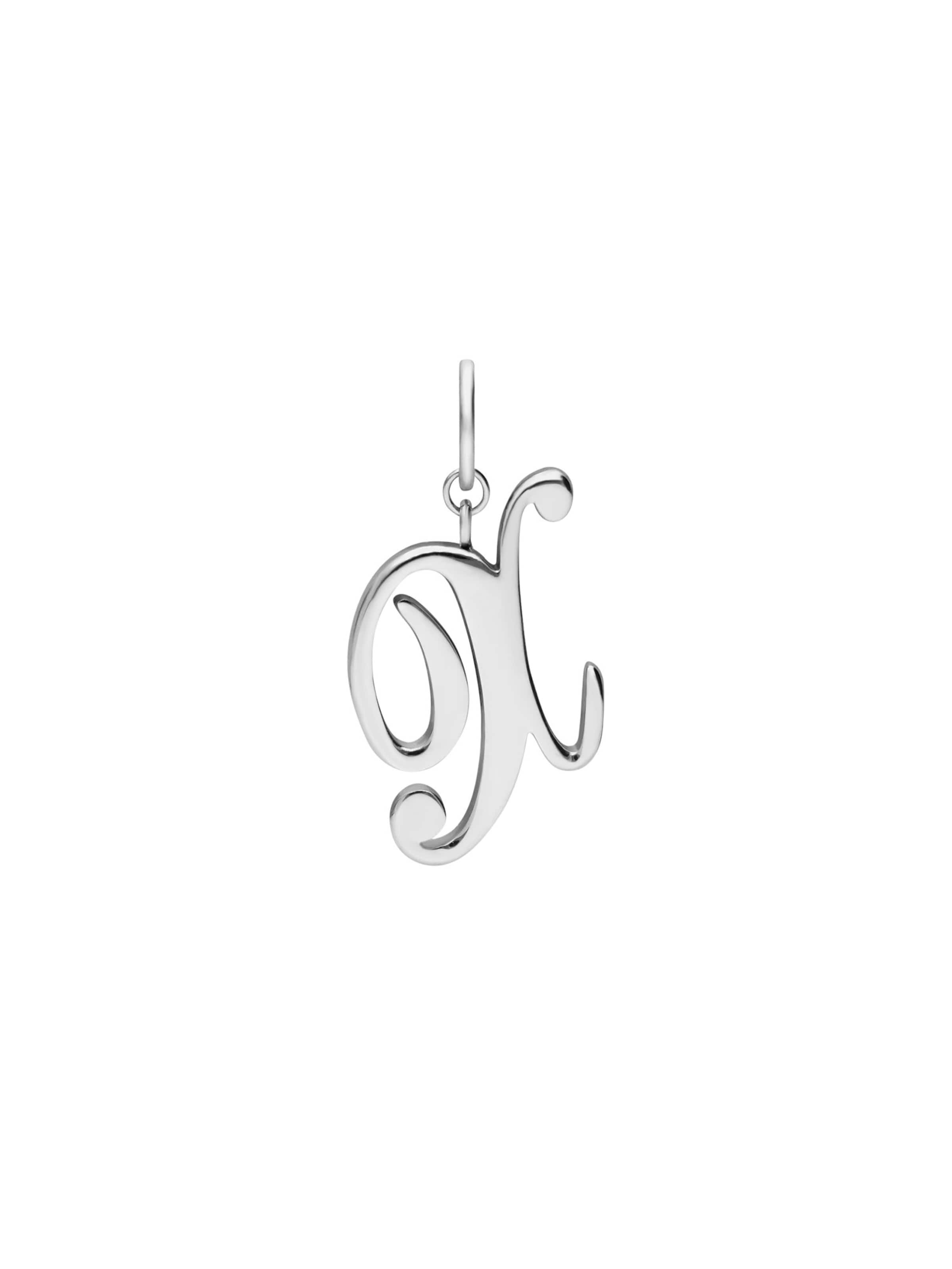 Lucardi Pendant in Silver: front