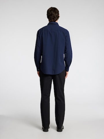 SELECTED HOMME Regular fit Overhemd 'Seersucker' in Blauw