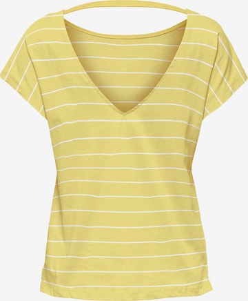 ONLY Μπλουζάκι 'MAY' σε κίτρινο