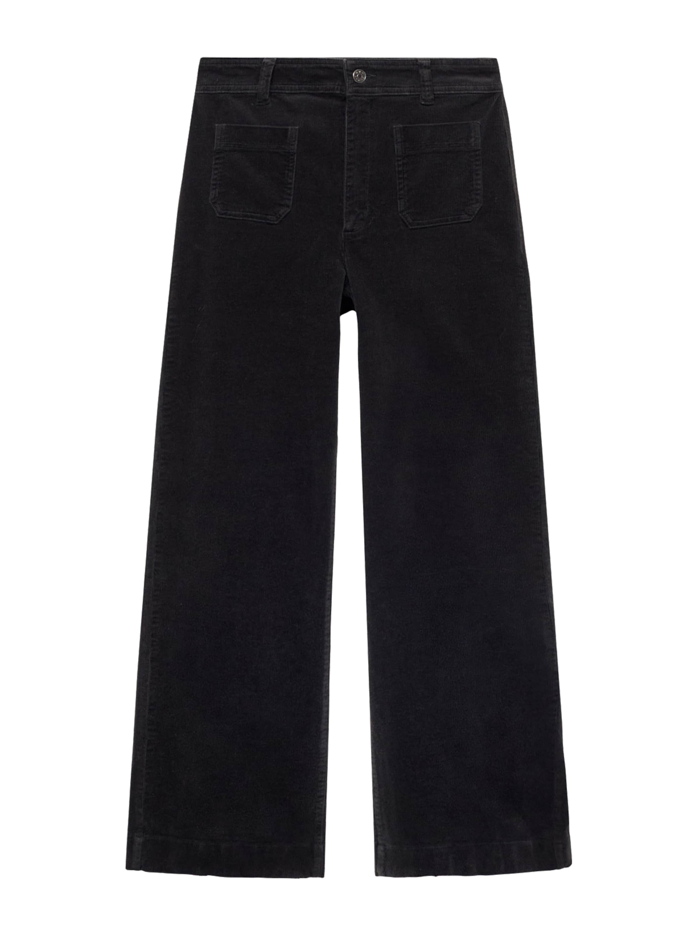 MANGO Дънки Bootcut Дънки 'CATHERIP' в черно: отпред