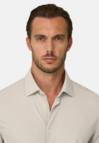 Coupe slim Chemise Boggi Milano en beige