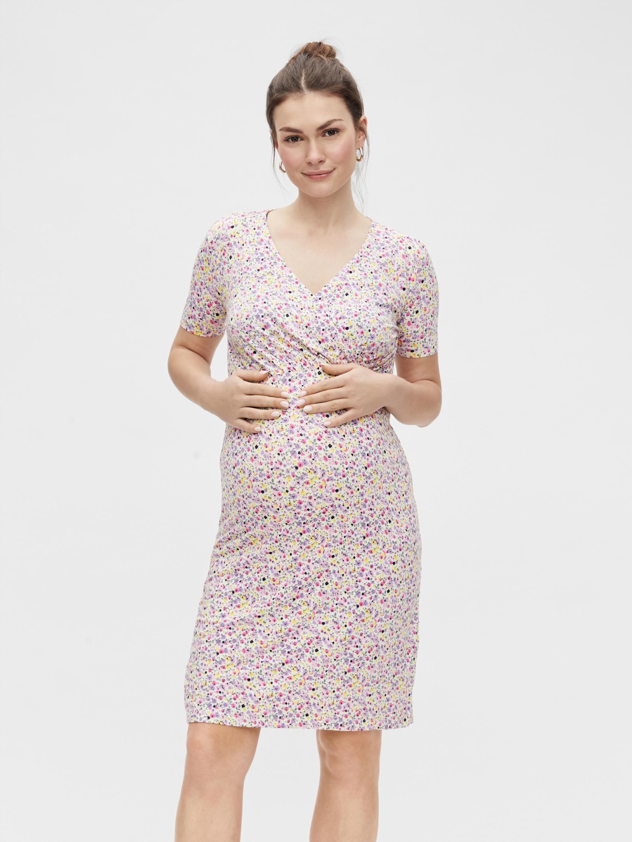Frauen Kleider MAMALICIOUS Kleid 'KARELY TESS' in Weiß - VD32359