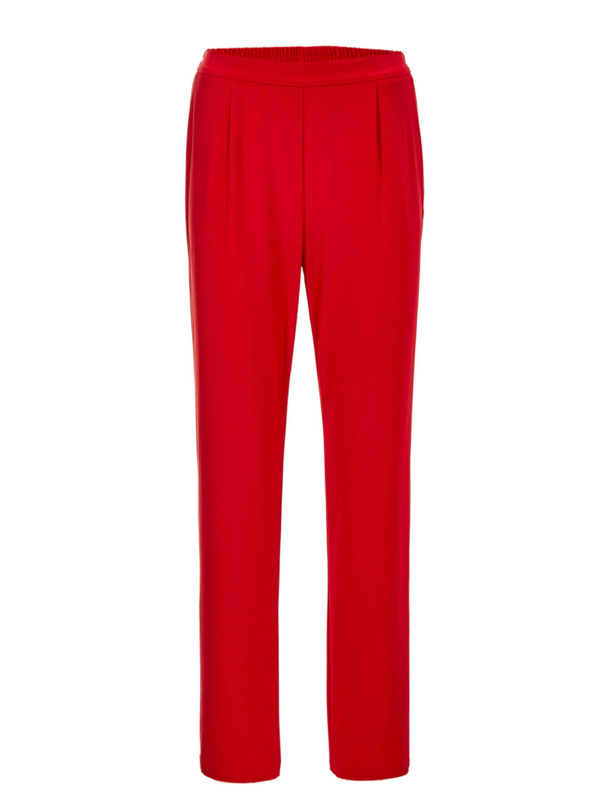 Goldner Slim fit Pants 'MARTHA' in Red: front