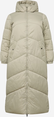 Vero Moda Curve Zimní kabát – béžová: přední strana