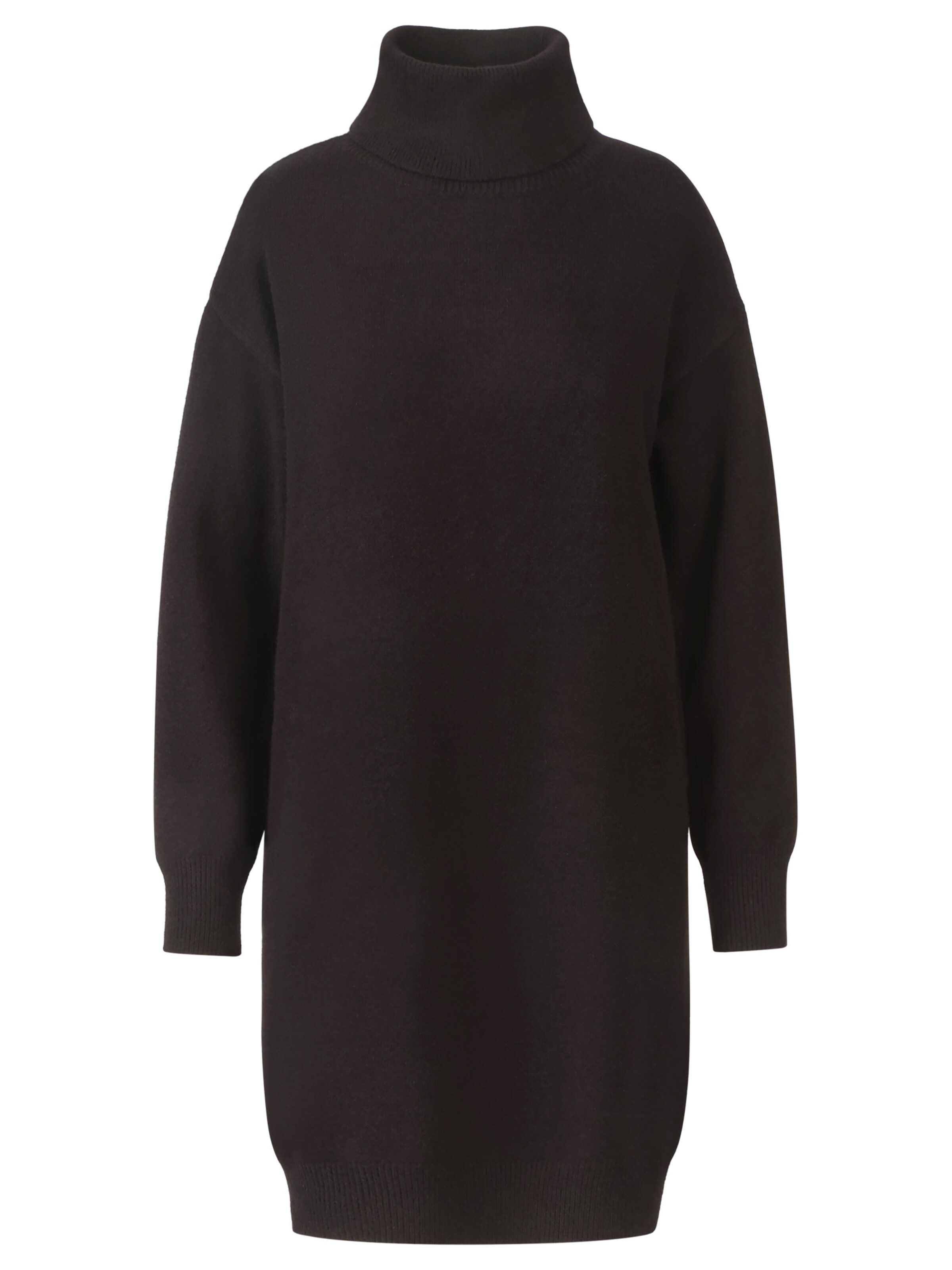 APART Knitted dress in Black: front