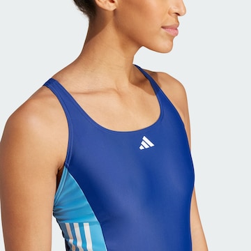 ADIDAS PERFORMANCE Bustier Sportbadeanzug in Blau