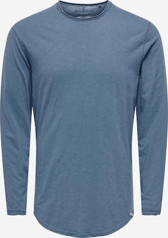 Only & Sons Футболка 'ONSBENNE' в Синий: спереди