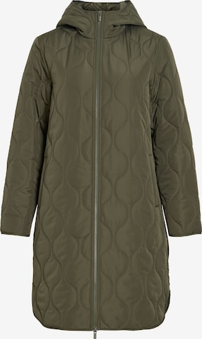 VILA Wintermantel 'VIQuila' in Groen: voorkant