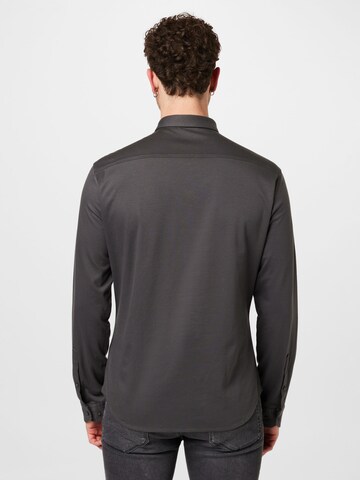 BOSS Regular Fit Hemd 'BIADO' in Grau