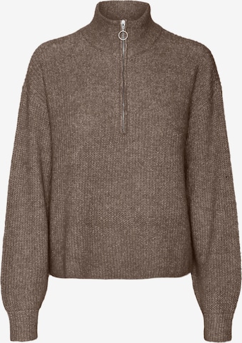 Vero Moda Petite Sweter 'MILI' w kolorze brązowy: przód