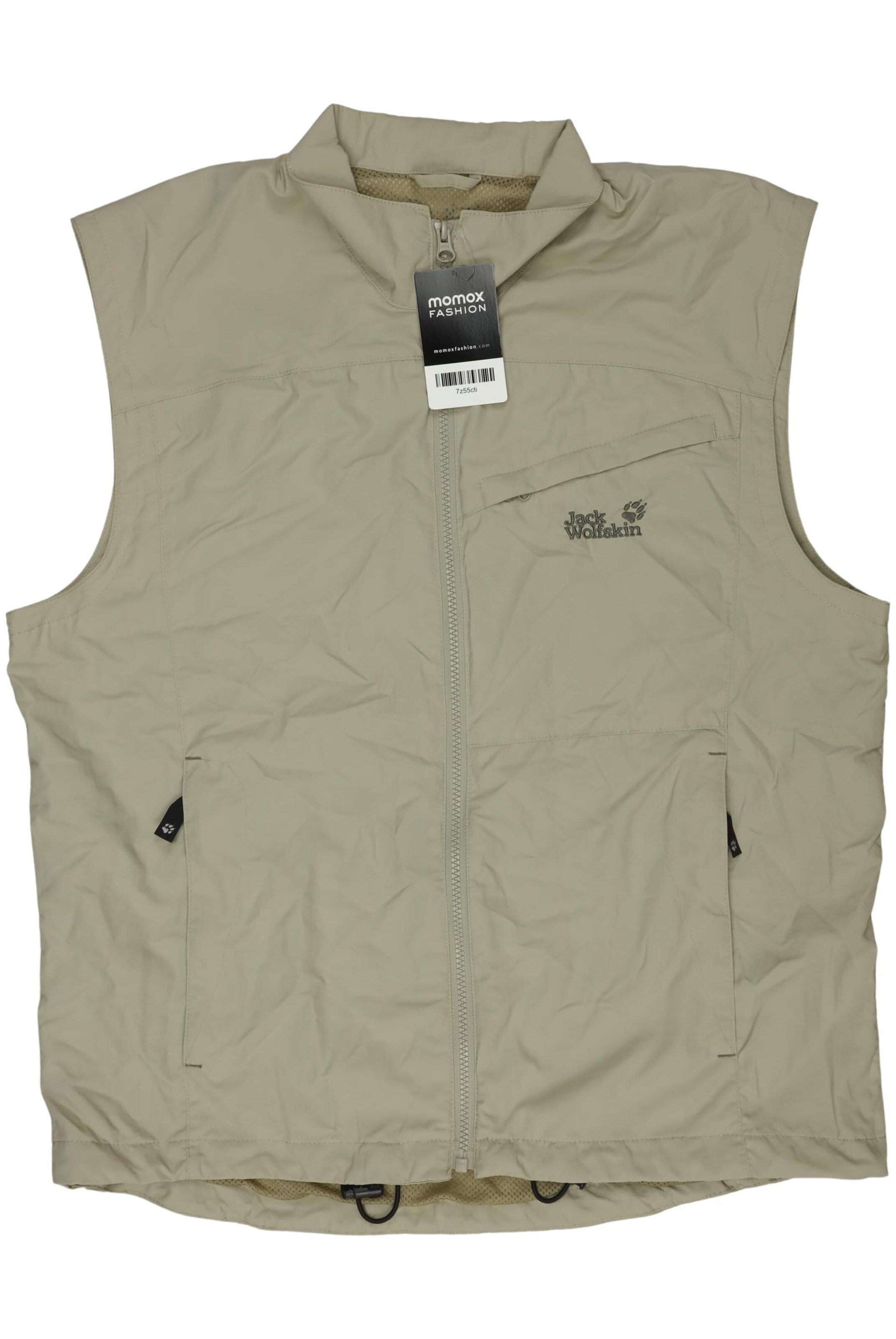 JACK WOLFSKIN Vest in M in Beige: front