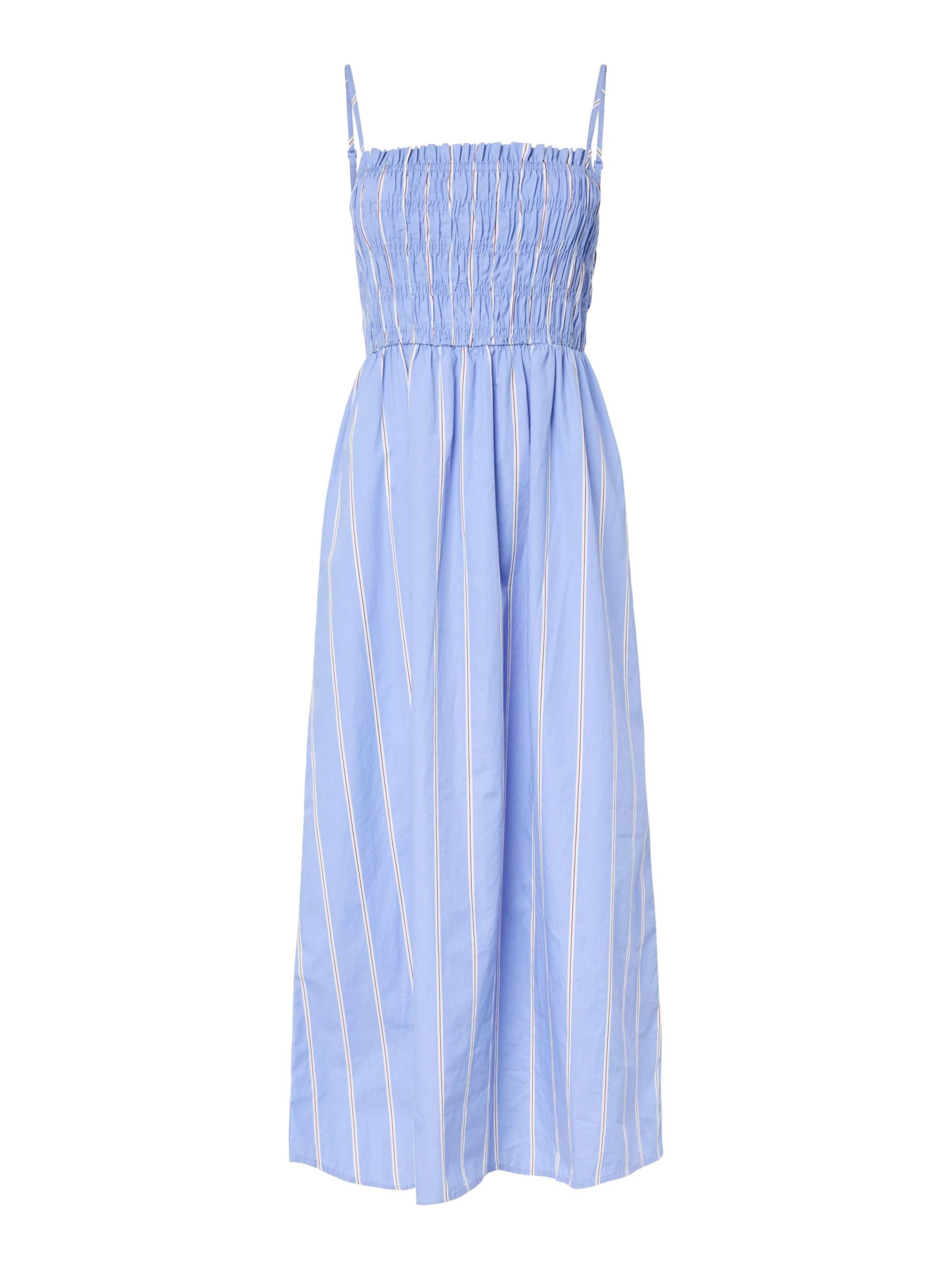 PIECES Vestido de verano 'PCPhilipa' en 36-38 en azul claro / negro / blanco, Vista del producto