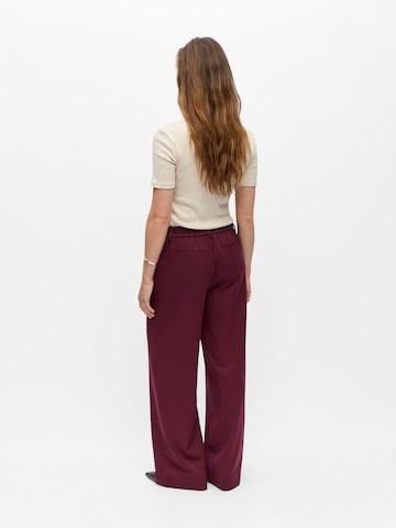 OBJECT - Pierna ancha Pantalón plisado 'OBJLisa' en rojo