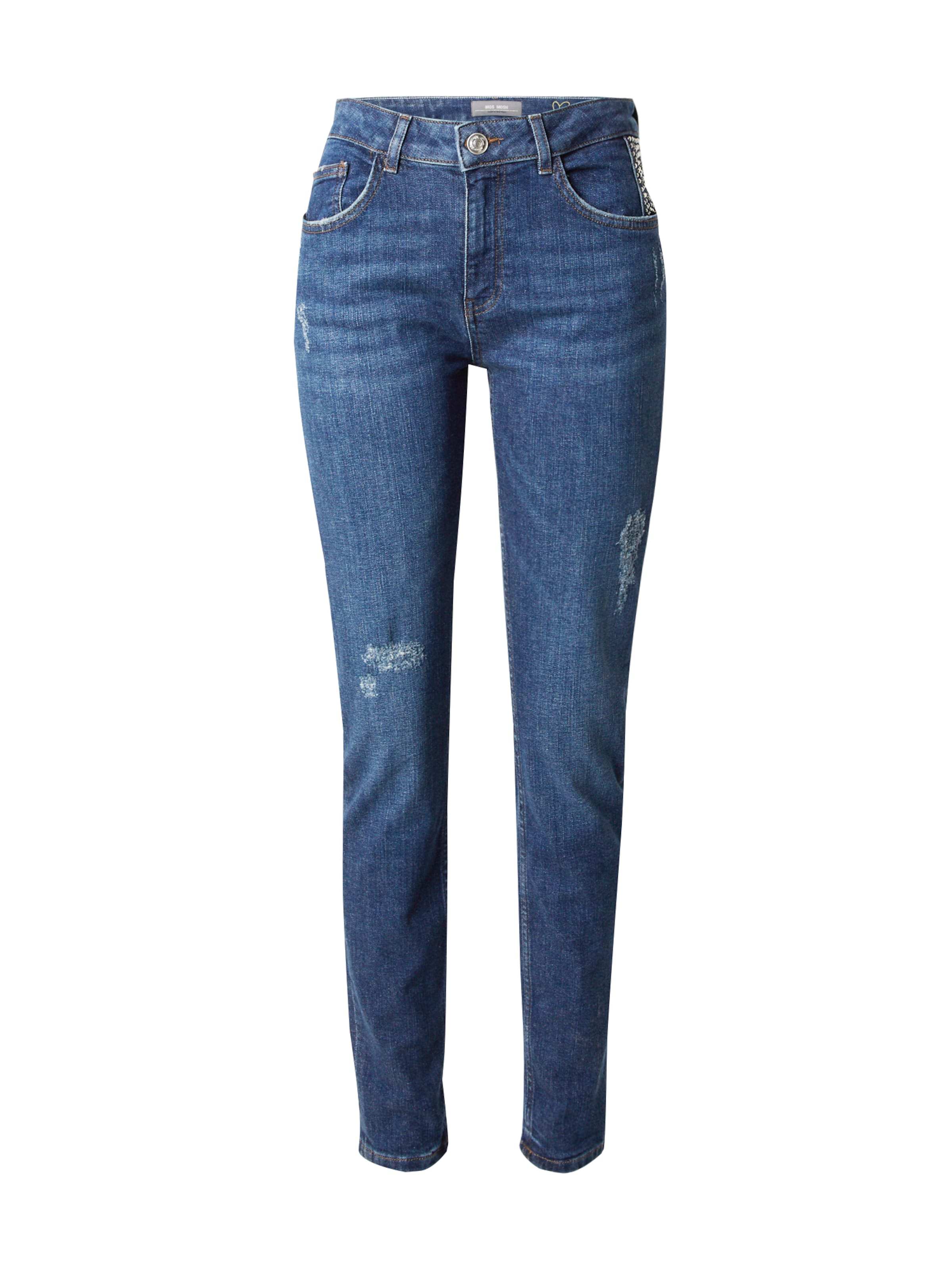 MOS MOSH Slim fit Jeans in Blue: front