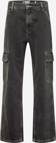 LEVI'S ® Loose fit Cargo jeans 'Silvertab Loose Cargo' in Black: front