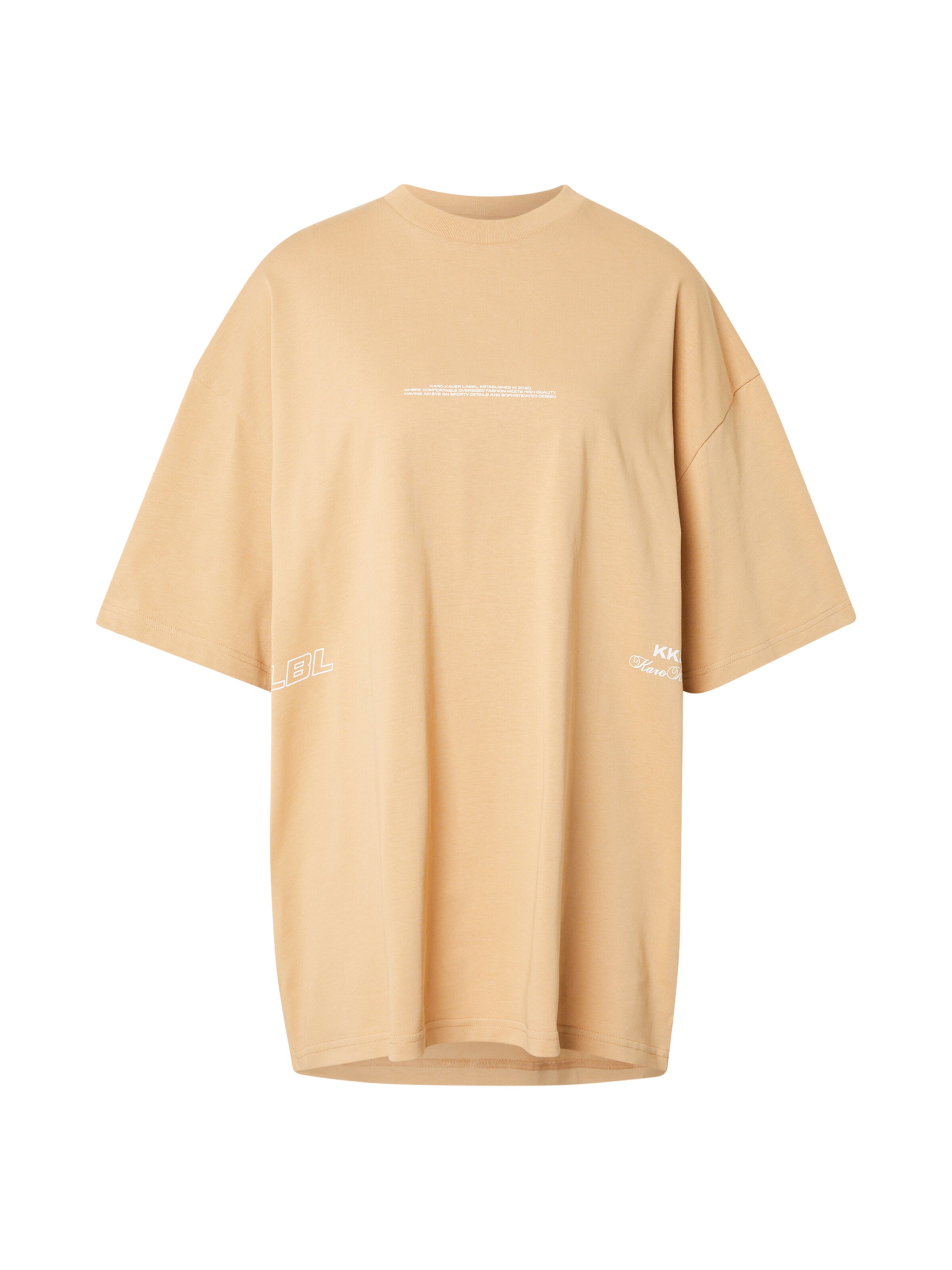 Karo Kauer Tričko - karamelová / biela, Produkt